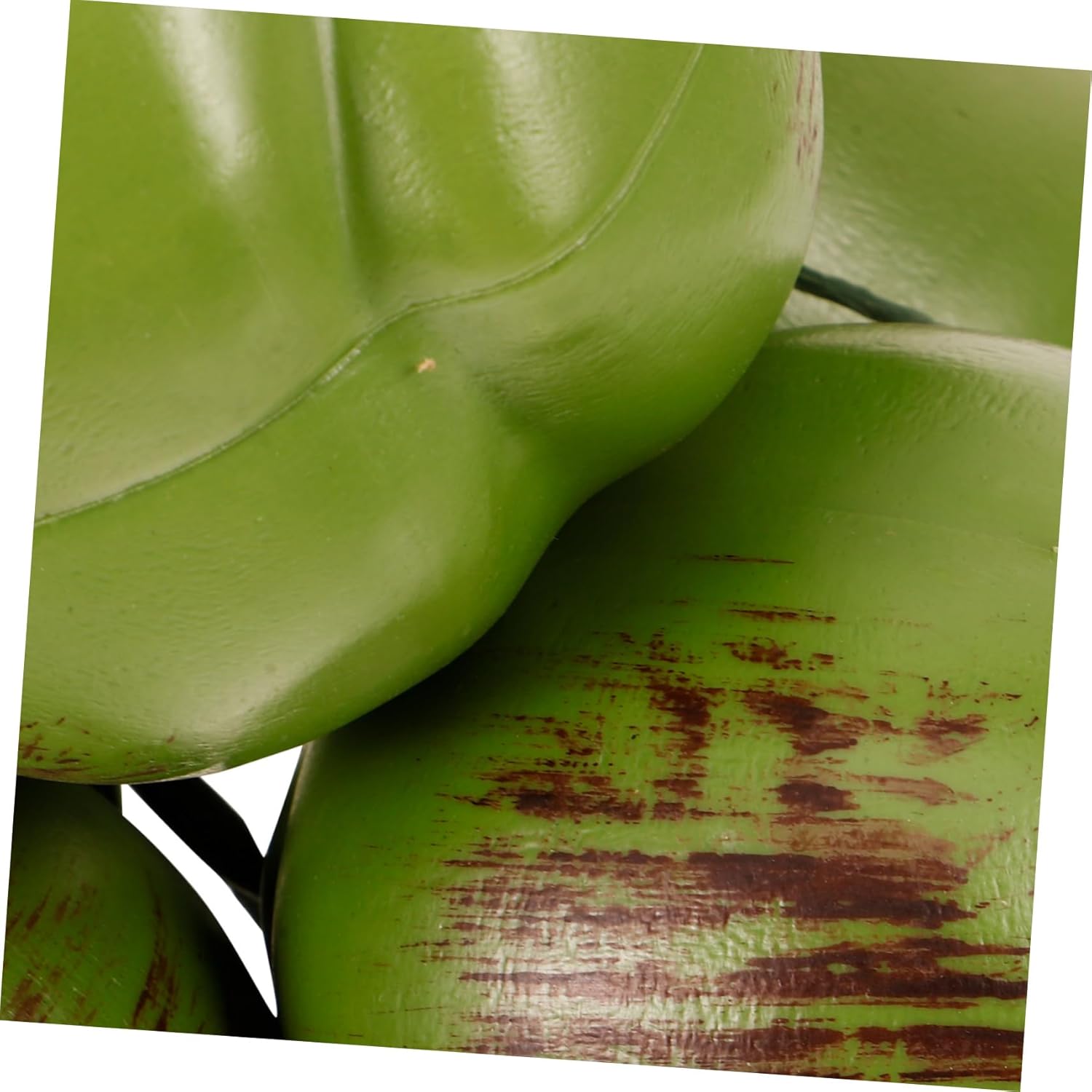 1 Bunch Artificial Lifelike Coconuts Decor for Hawaiian Luau Tropical Party Stable Plastic Simulation Fruit Props for Jungle Wedding and Summer Theme Decoration