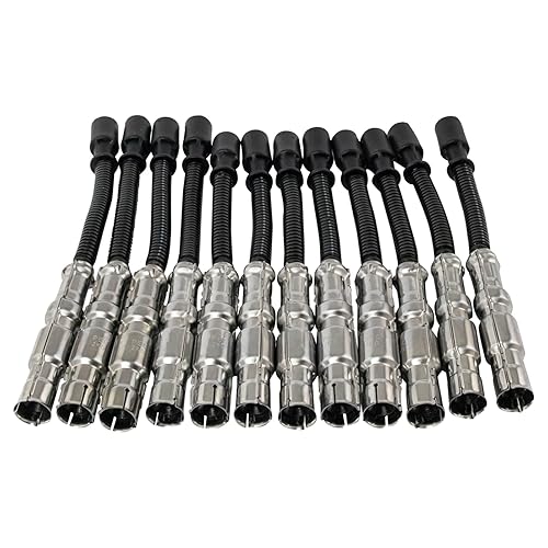 Miniatura 563 de TRQ Juego de cables de bujía de encendido del motor para Ford F250 F350 Super Duty V8 6.2L nuevo