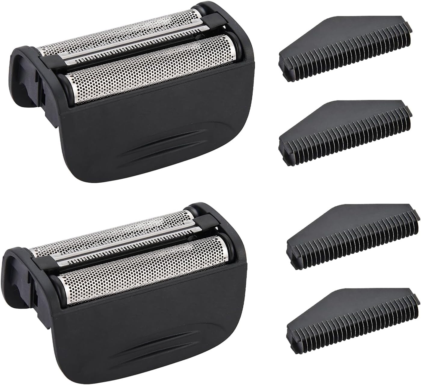 Tête de rechange et lame de coupe pour rasoir Remington SPF-PF | modèle PF7400 et PF7500 (noir, 2 paquet)