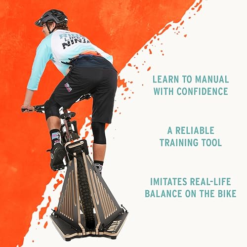 Miniatura 5 de Ninja - Máquina manual de MTB, herramienta de entrenamiento de bicicleta definitiva para niños y adultos, entrenador manual, ideal para BMX y MTB