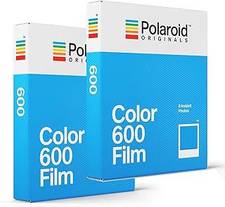 Polaroid Originals Colour Instant Film for Polaroid 600 Instant Cameras 2 packs of 8 photos each