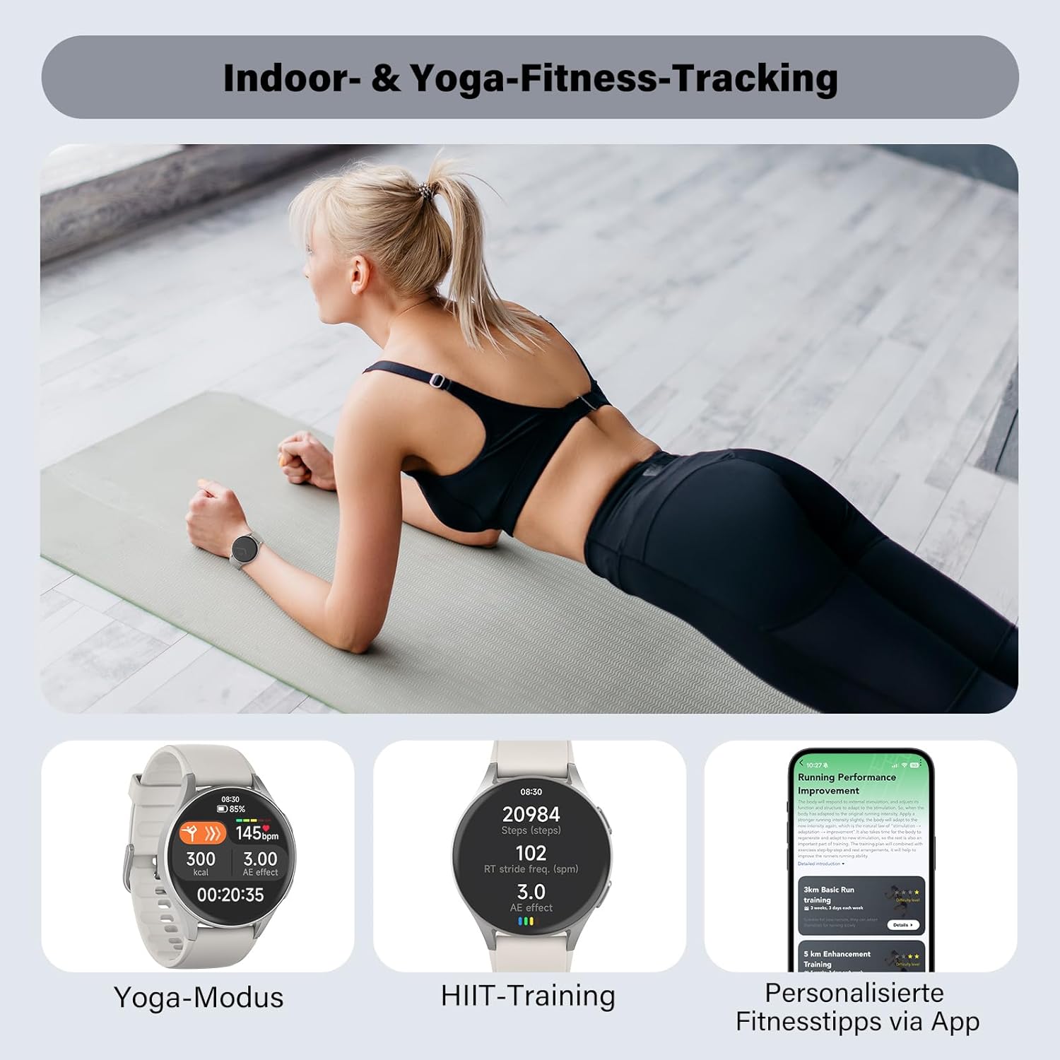 Smart Watch for Women, Built-in Alexa, GPS, HRV, VO2 Max, Blood Oxygen, Sleep & ... 5 71srCnsYaTL. AC SL1500