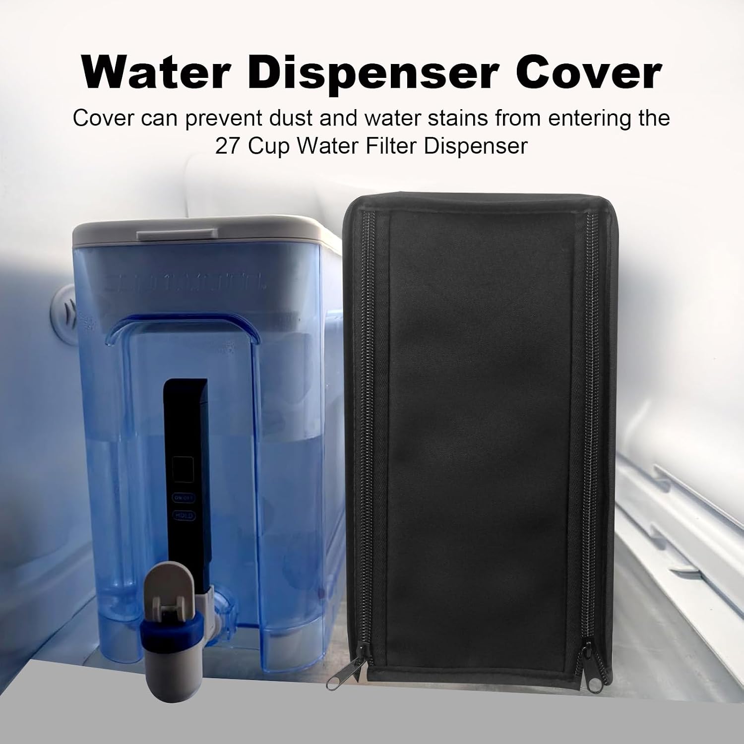 Dust Cover for ZeroWater 22-Cup Water Filter Dispenser | Heavy Duty Waterproof Nylon Case for 32-Cup Water Dispenser,Kitchen Accessories Protective Covers(Cover Only)