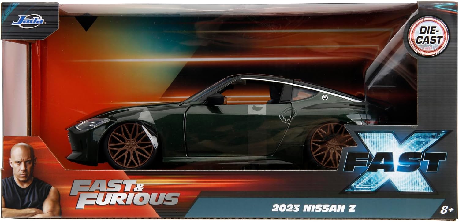 Jada Fast & Furious Fast X 1:24 2023 Nissan Z Die-Cast Car, Toys for Kids and Adults