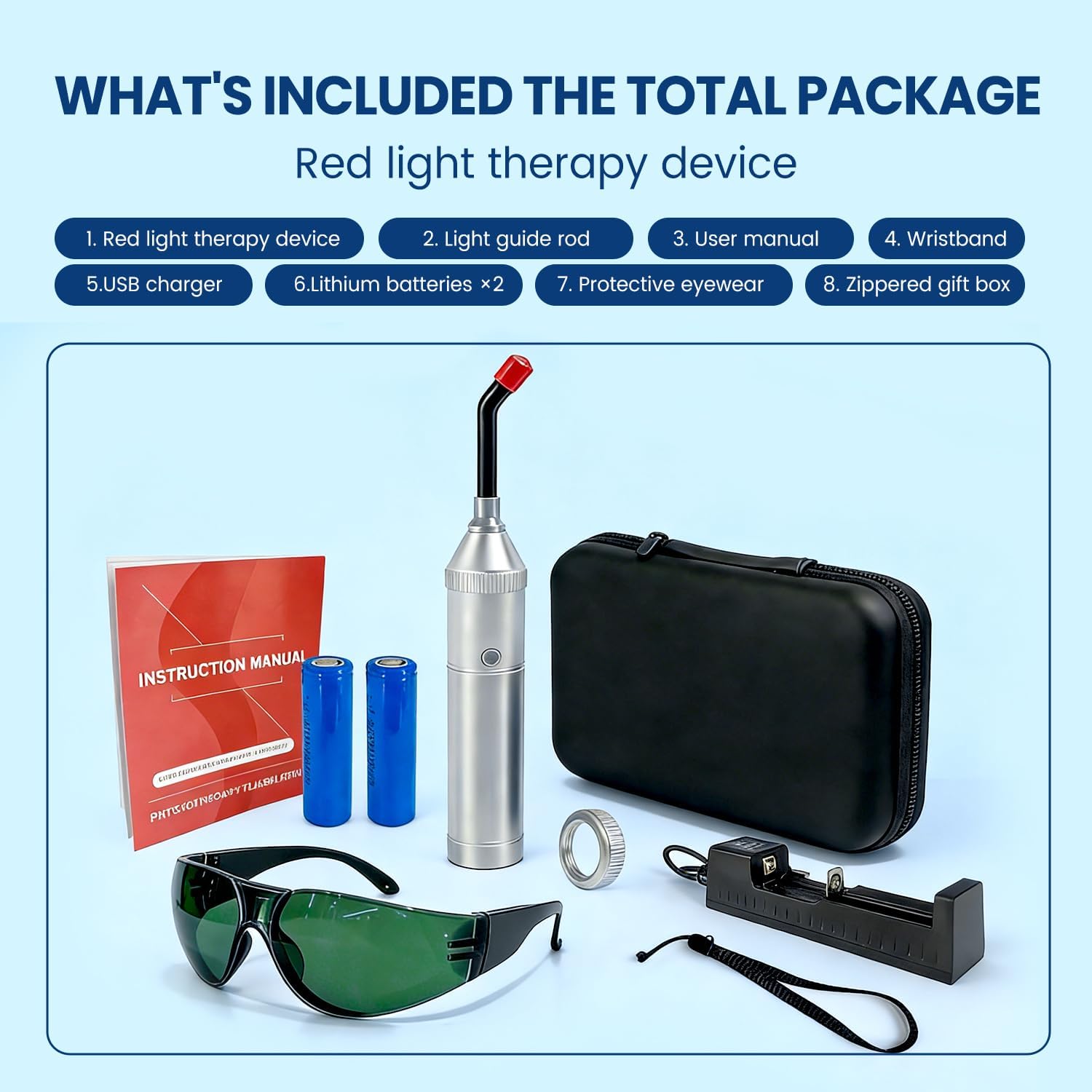 Infrared and red Light Therapy, red Light Therapy Devices for Joint and Muscle Health, Near-Infrared Therapy Suitable for Body, face and Oral Cavity—utilising Five-wavelength Technology.