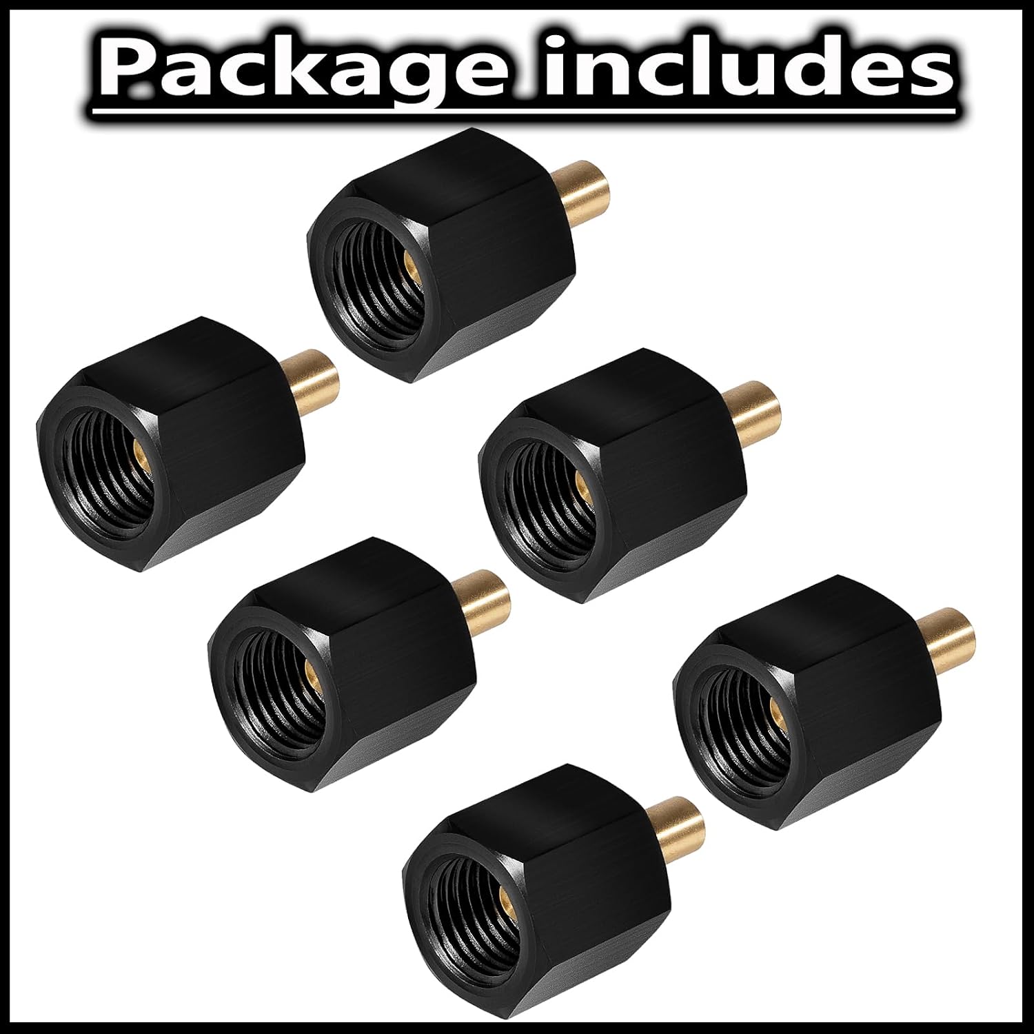 Bonbo EN-47589 9011 Diesel Rail Fuel Injector Block Off Cap Tool Set, Fuel Pressure Test Adapter Kit for 2003-2009 Dodge Ram Cummins 5.9L, and 2001-2005 GMC Chevy Duramax 6.6L LB7 LLY, 6-PCS Set