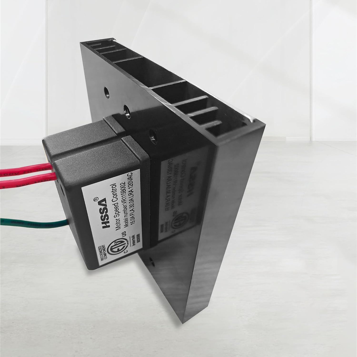 Speed Controller with On-Off Switch, 120 VAC 15 Amp Motor Variable Speed Controller for Ventilation Fans