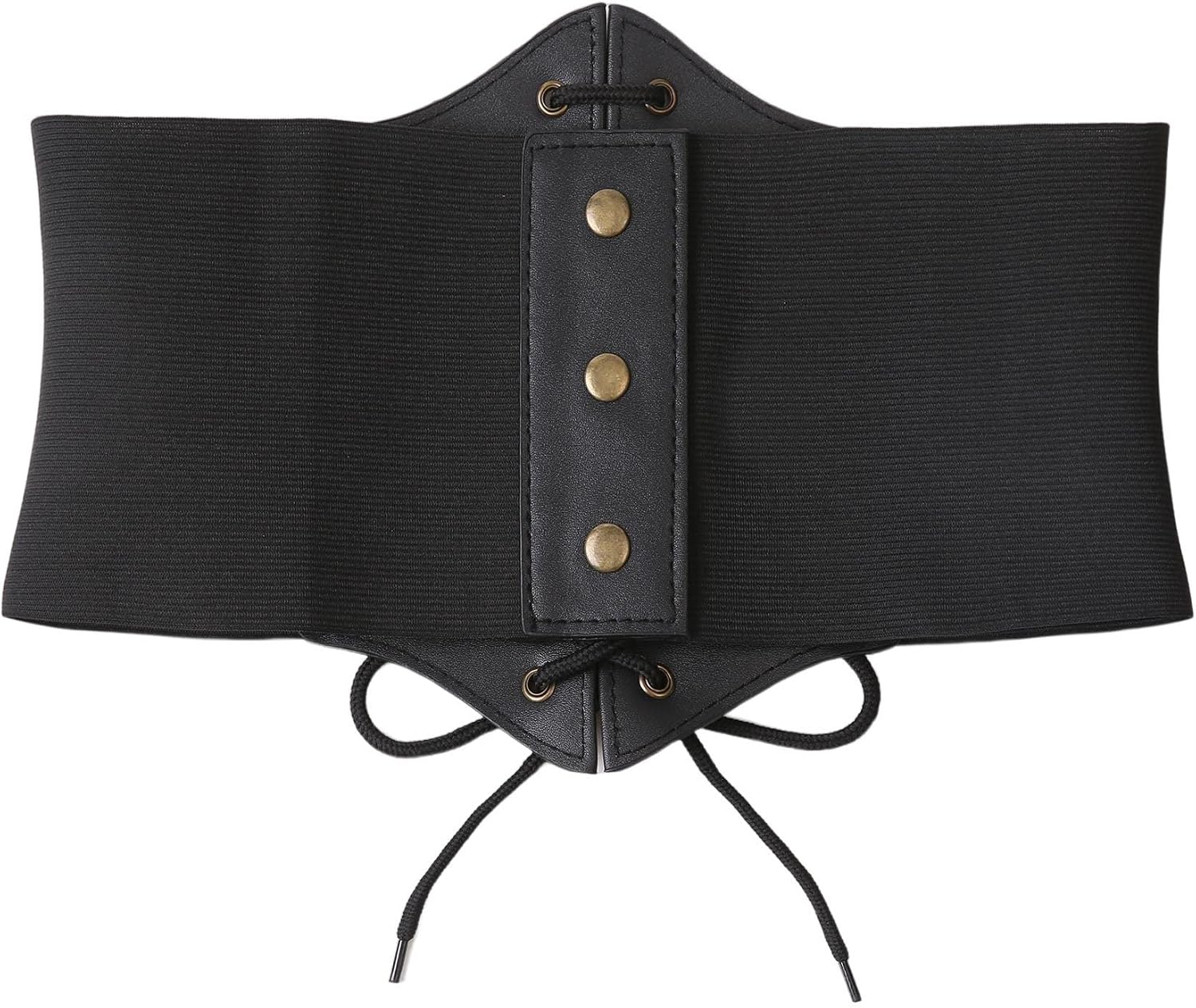 Black With Copper Button