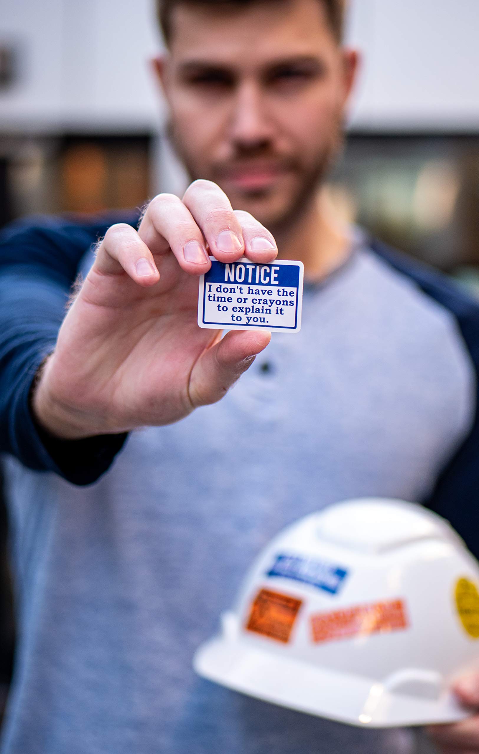 10Pack of Funny Hard Hat Stickers. These Vinyl Decals are Awesome