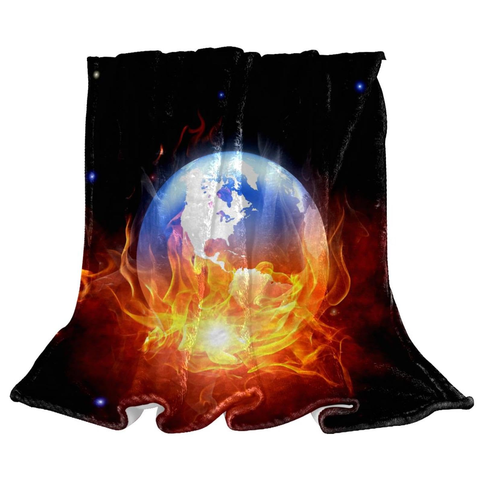 Couverture microfibre terre brûlante haut de gamme, jeté de canapé chaud et doux