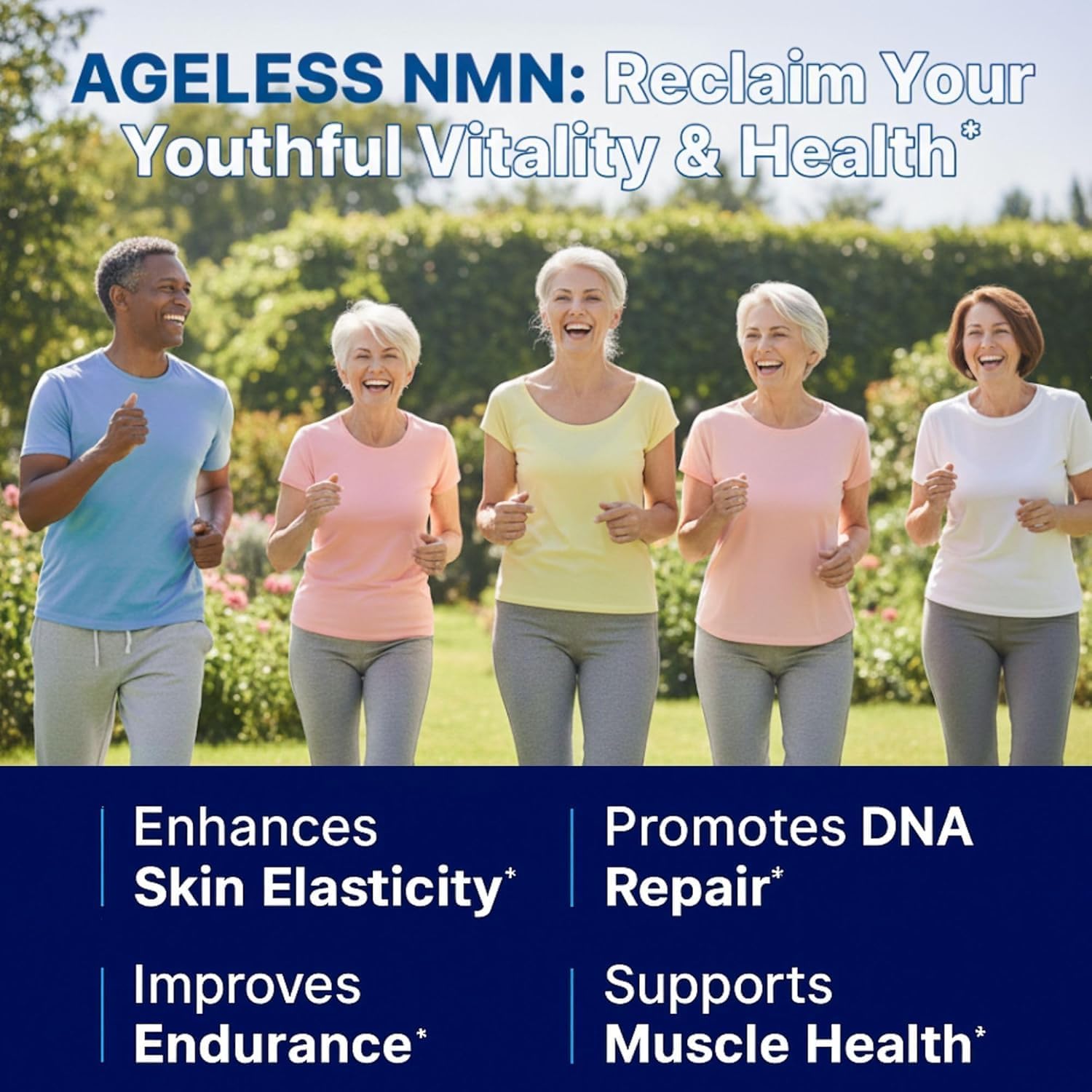 NMN Supplement 500mg Nicotinamide Mononucleotide | Supports NAD+ Levels, Energy, Cognitive Function, Muscle Health & Healthy Body Composition – Capsules (30)