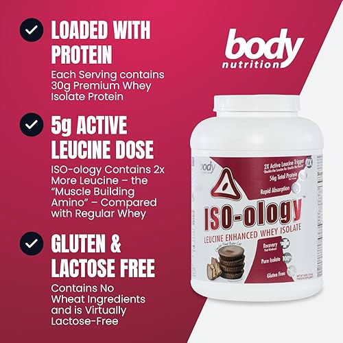 Miniatura 3 de Body Nutrition ISO-Ology Chocolate Leucina Mejorado Suero Aislado 34 GR Muestra