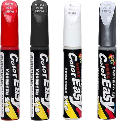 Amazon Co Jp ペイント タッチアップペン タッチアップペン ペイント タッチアップペン ペイント筆塗り キズペン つや消しブラック 補修ペン 車 キズ修復スプレー あらゆる種類の車の表面 オートバイ 自転車 専門的かつ簡単に 12ml 黒 白 赤 銀 車 バイク