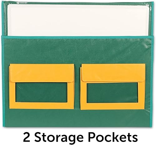 Miniatura 4 de Learning Resources Write & Wipe - Tabla de bolsillo para mesa de demostración, tablero magnético, bolsillos para tiras de oraciones, ayuda para