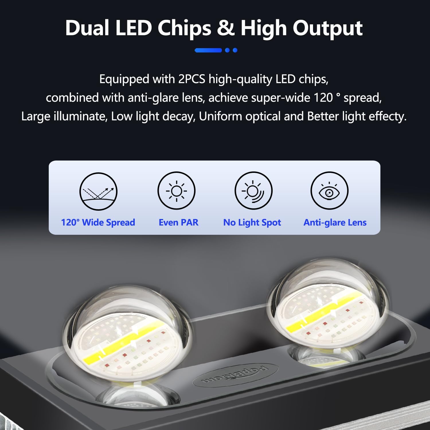 PopBloom RL180 LED Aquarium Light, Smart APP Control Fish Tank Light Reef Lights for Coral 80CM 30inch Marine Tank, Arm Mounting Aquarium Light