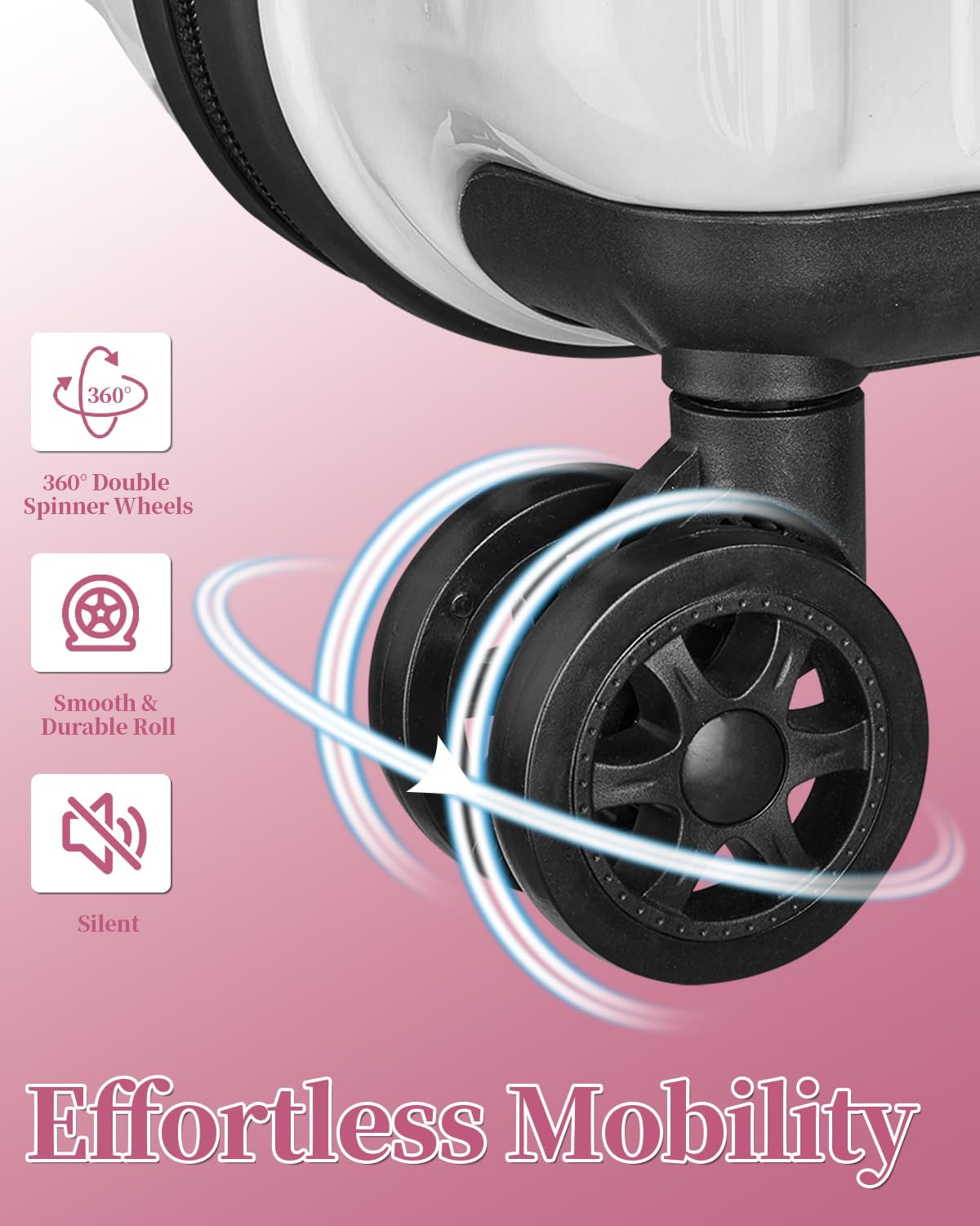 Carry On Suitcase, 20 Inch Carry On Luggage with Wheels, Hardside Large Suitcases with Wheels, TSA Lock - Image 4