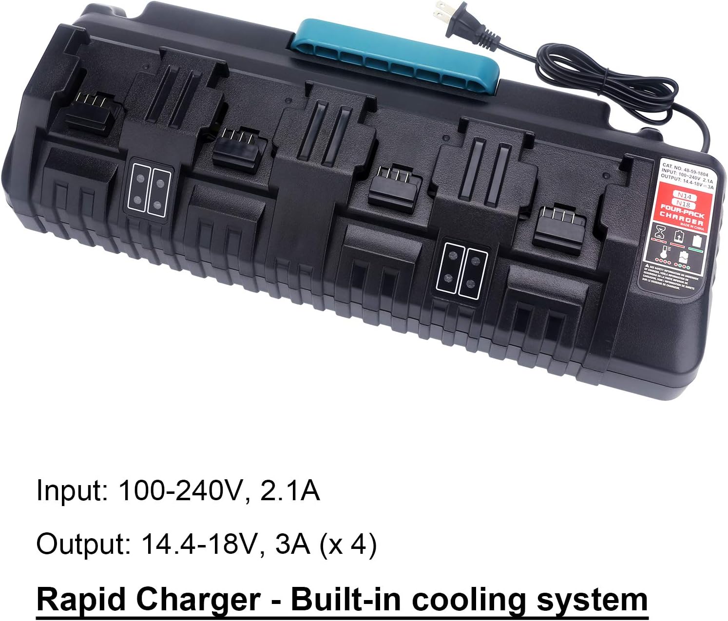 ❤ Crаzу Dеаlѕ Biswaye M18 Battery 4-Port Rapid Charger Compatible with Milwaukee M18 14.4V-18V XC Lithium Battery 48-11-1862 48-11-1850 48-11-1852 48-11-1880 48-11-1812 48-11-1865, 48-59-1804 Grеаtеѕt Prоduсt Biswaye M18 Battery 4-Port Rapid Charger Compatible with Milwaukee M18 14.4V-18V XC Lithium Battery 48-11-1862 48-11-1850 48-11-1852 48-11-1880 48-11-1812 48-11-1865, 48-59-1804