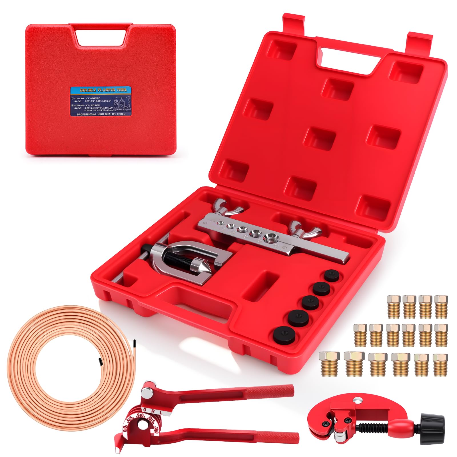 Kit di Torcitura per Tubo di Freno con 7,6 m Tubo Freno ø 4,75 MM