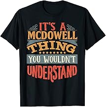 Mcdowell Name T-Shirt