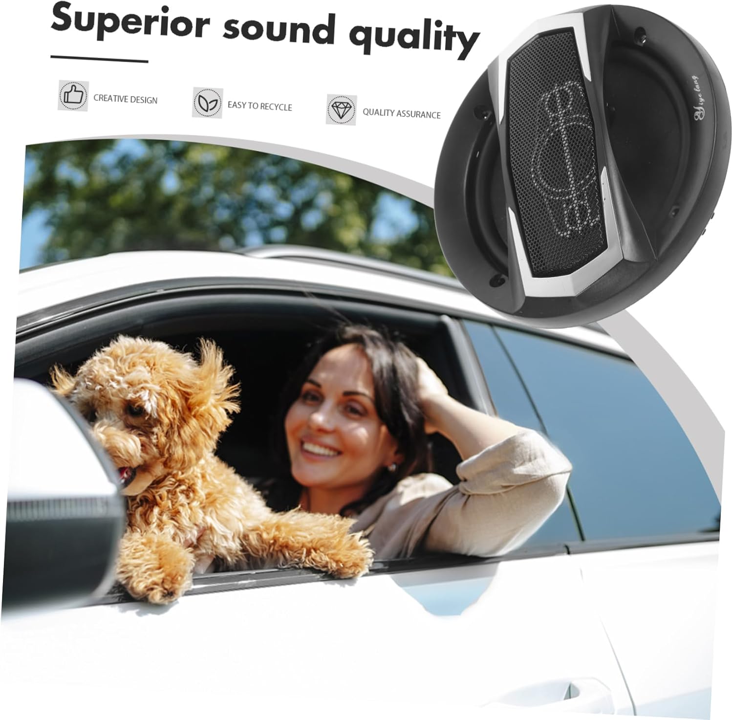Superior Sound Quality Car Speakers DIY Audio Component for Car Accessories