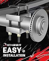 Vista 6 de Richeer Bloque de elevación de 1 pulgada compatible con Silverado 1500 1999-2024 2WD/4WD, Sierra 1500 1999-2024 2WD/4WD, kits de elevación