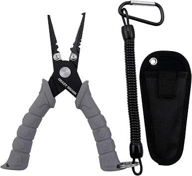 Fishing Pliers, 6" Stainless Steel Saltwater Pliers with Sheath