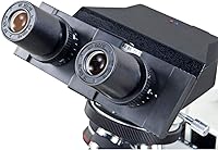 Vista 4 de OMAX 40X-2000X Binoculares LED biológicos de laboratorio digital, con cámara digital USB incorporada de 3.0 MP y nivel mecánico de doble capa