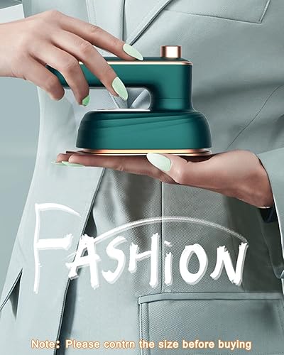 Miniatura 7 de Mini máquina de planchar de mano se puede girar 180 grados, plancha de viaje para ropa, plancha eléctrica pequeña con cable profesional para el