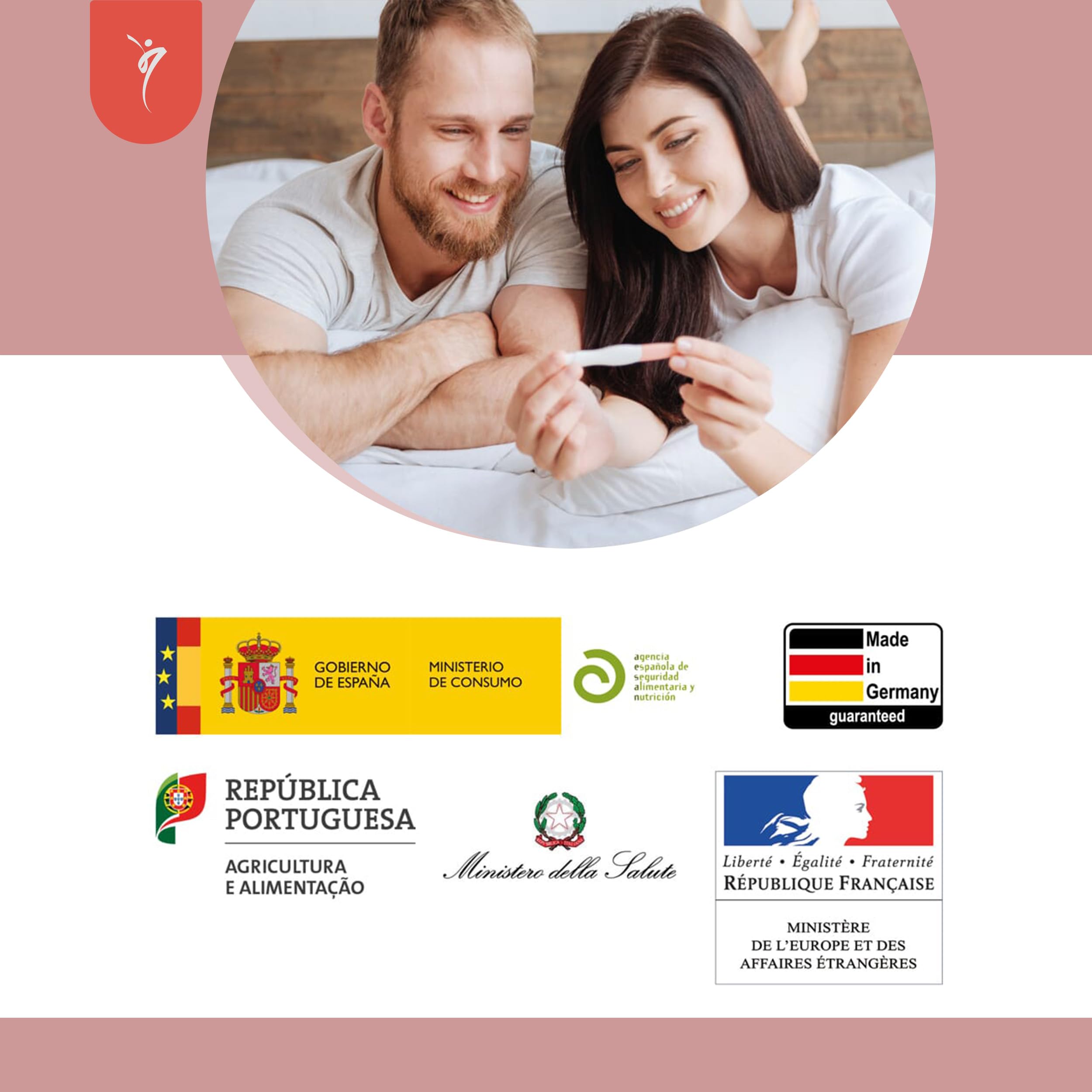 SanaExpert VitaFertil – Complemento Nutricional para Hombres – Con L-arginina, Zinc y Vitaminas Esenciales – 60 Cápsulas – Fabricado en Alemania