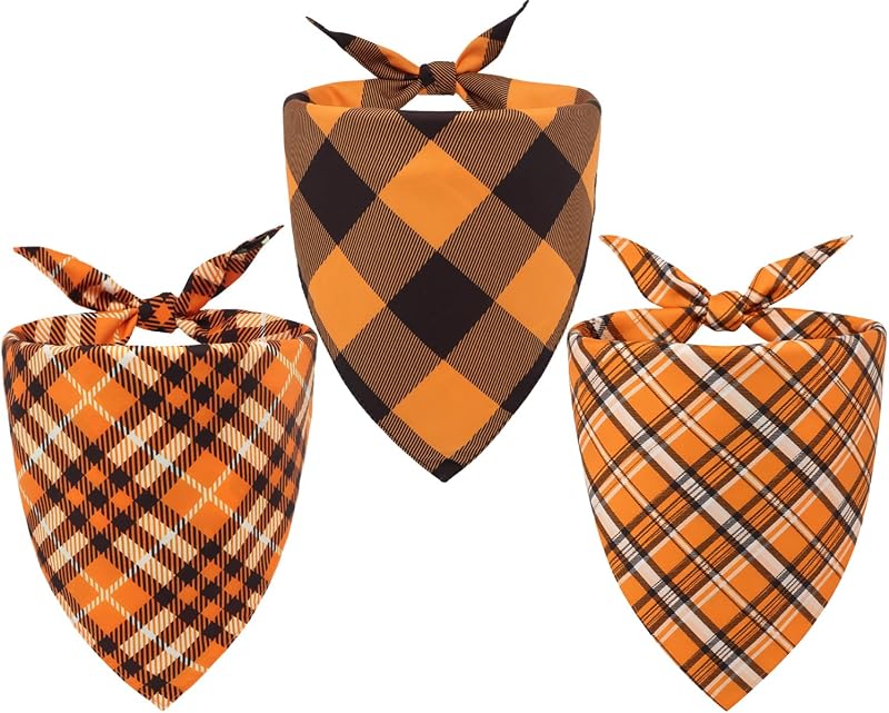 Bandana para Cães Grande Reversível de Poliéster X-Large CozyHaus, Pacote com 3