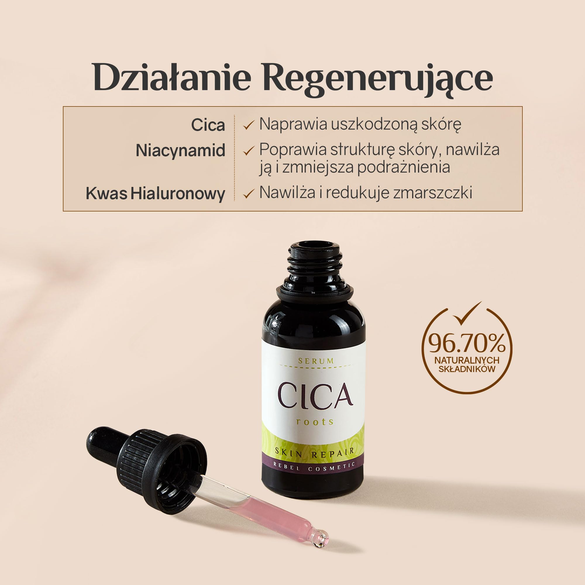 Zestaw regenerujący skórę z wąkrotką azjatycką i niacynamidem. Oryginalny zestaw upominkowy dla kobiet z płytkami złuszczającymi, serum, kremem, 5 maseczkami