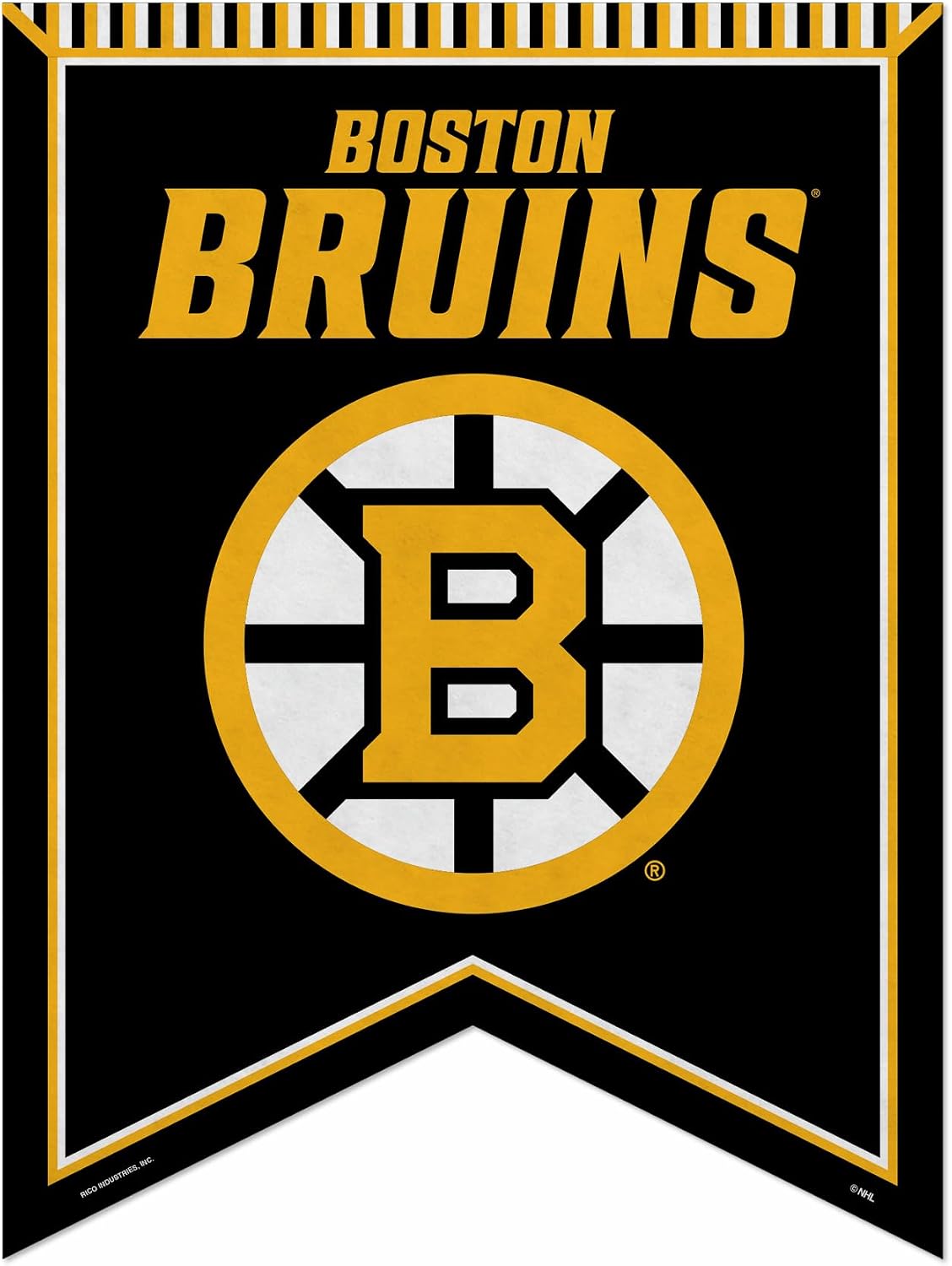 Rico Industries NHL Hockey Boston Bruins Standard Rafter Felt Pennant