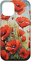 Vista 28 de Funda para iPhone 16 Red Poppies Flowers In A Field