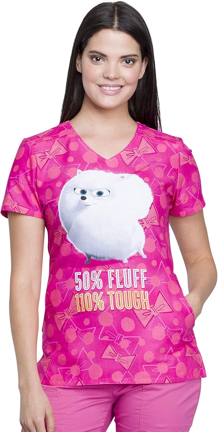 Tooniforms Women Scrubs Top V-Neck TF629: Clothing, Shoes & Jewelry