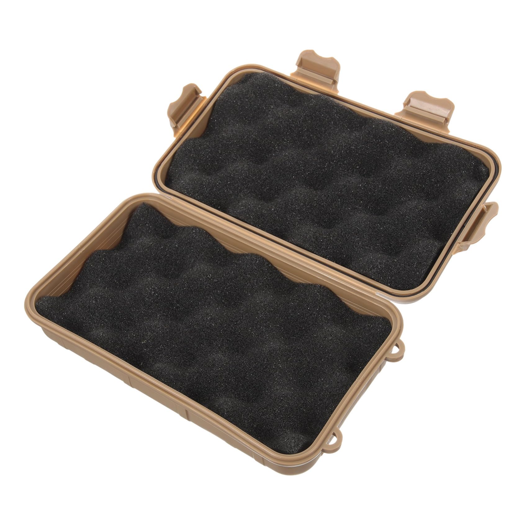 BESPORTBLE Outils en Plein Air Boîte Antichoc Boîte Étanche Boîte Scellée De Survie en Plein Air (Couleur Boue) Ignifuger Sûr Porte PP
