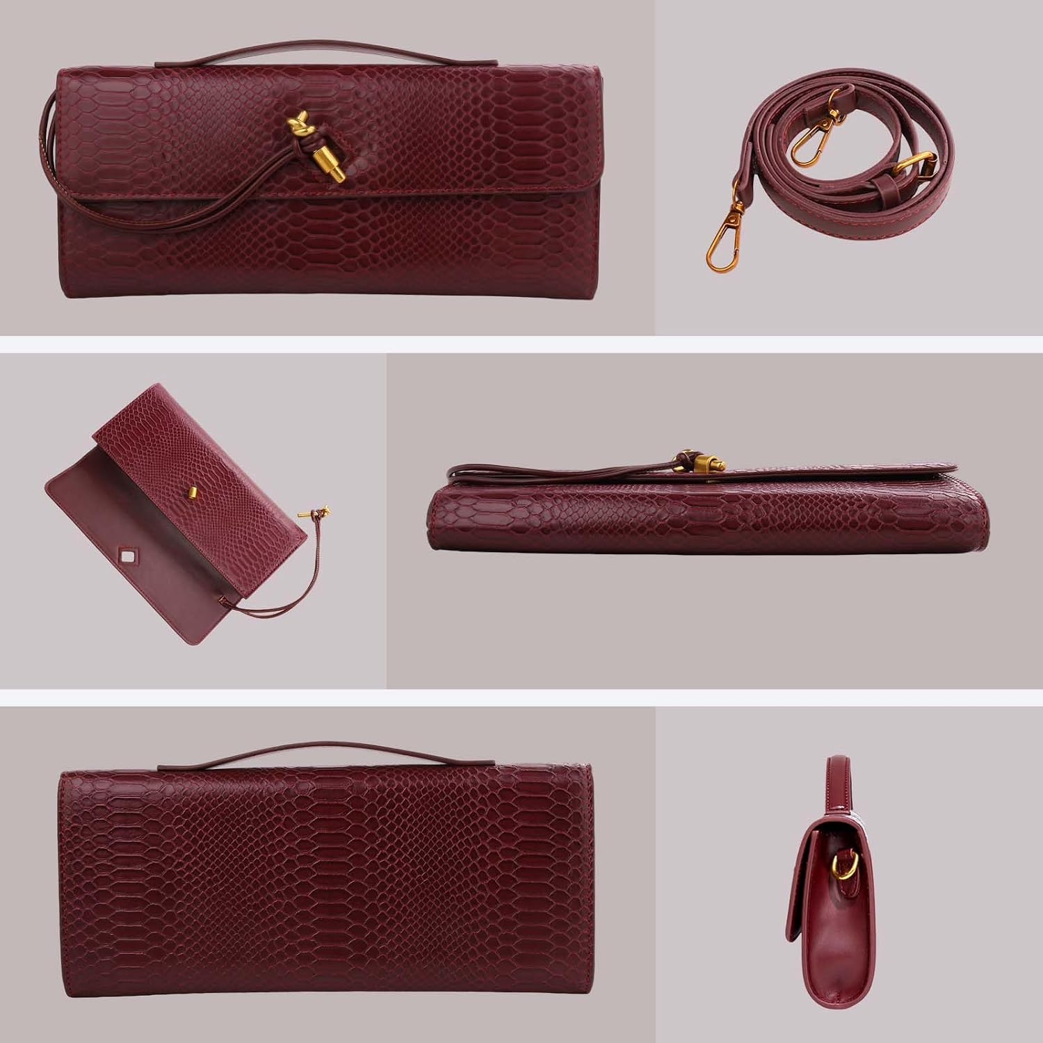 Women’s Woven Clutch purse, Crocodile Print purses,evening handbag wedding bag suede clutch