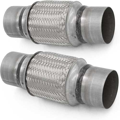RP Remarkable Power, RK7550-Tubo flexible de escape de acero inoxidable resistente de 3 x 6 pulgadas, OL, paquete de 2
