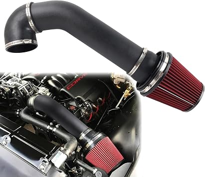 طقم مدخل هواء بارد LS Swap مقاس 4 بوصات، ملاءمة عالمية، متوافق مع LS1 LS2 LSX LQ4 LQ9 Restomod A-Body G-Body Camaro Chevelle GTO Monte Carlo Caprice