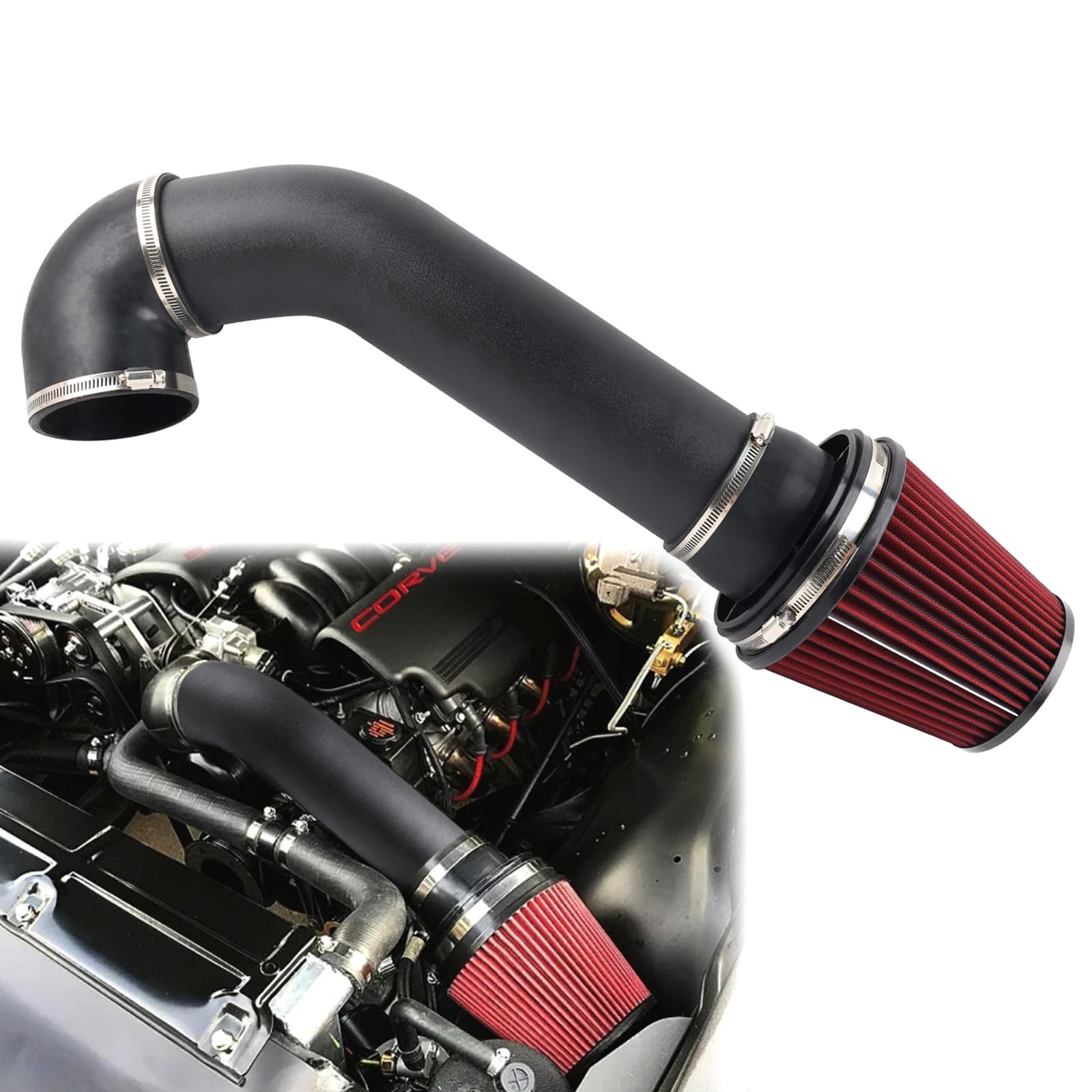 4 inch LS Swap Cold Air Intake for LS1 LS2