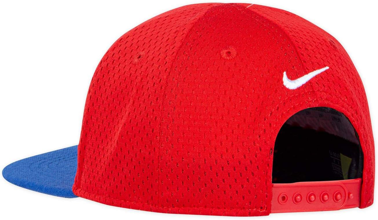 Nike Boy`s Mesh Snapback Hat (Red(6A2789-U10)/White, 12-24 Months)