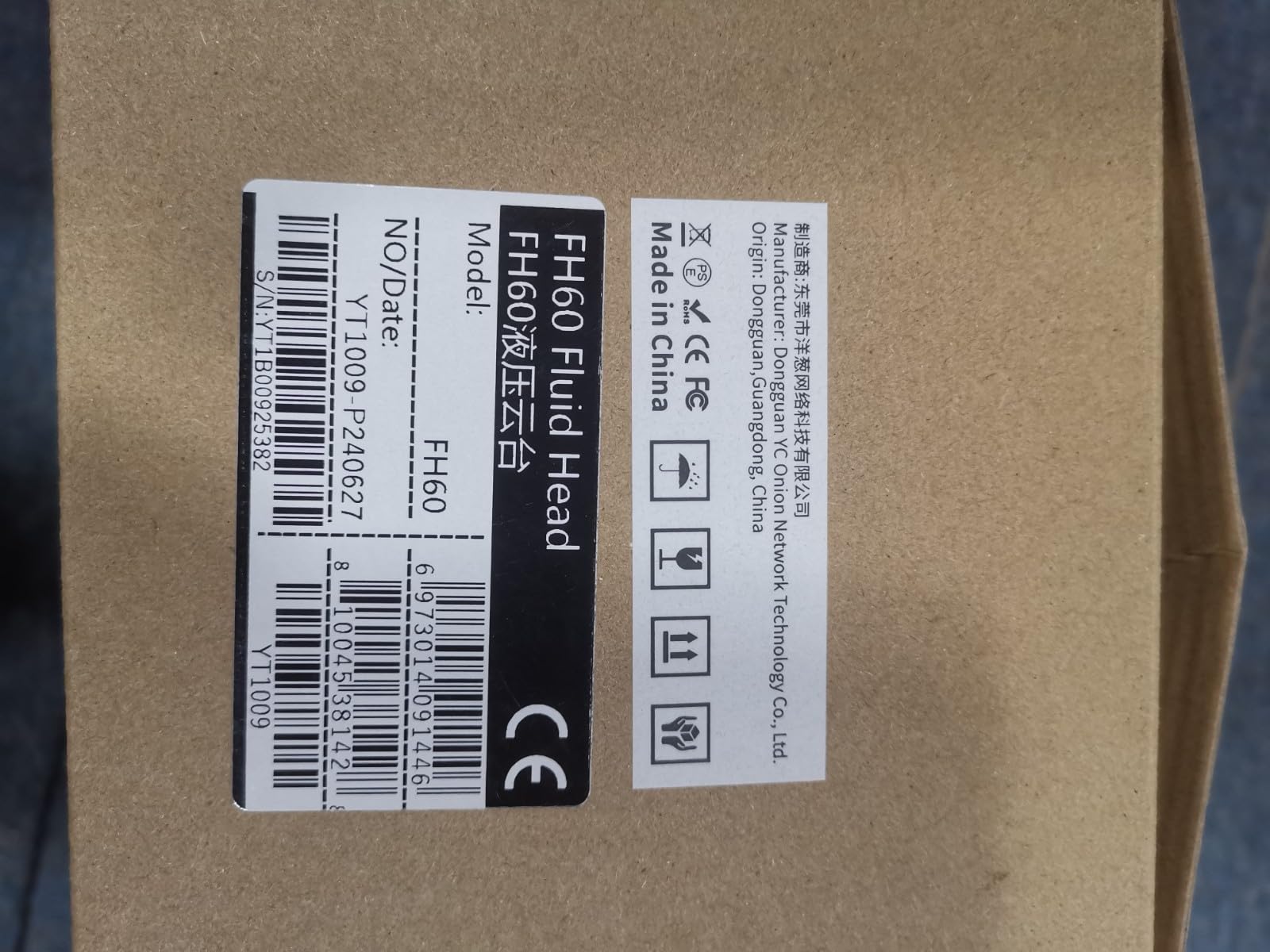 Amazon | YC ONION FH60 フルードヘッド PINETA Pro 一脚用 | EACHSHOT