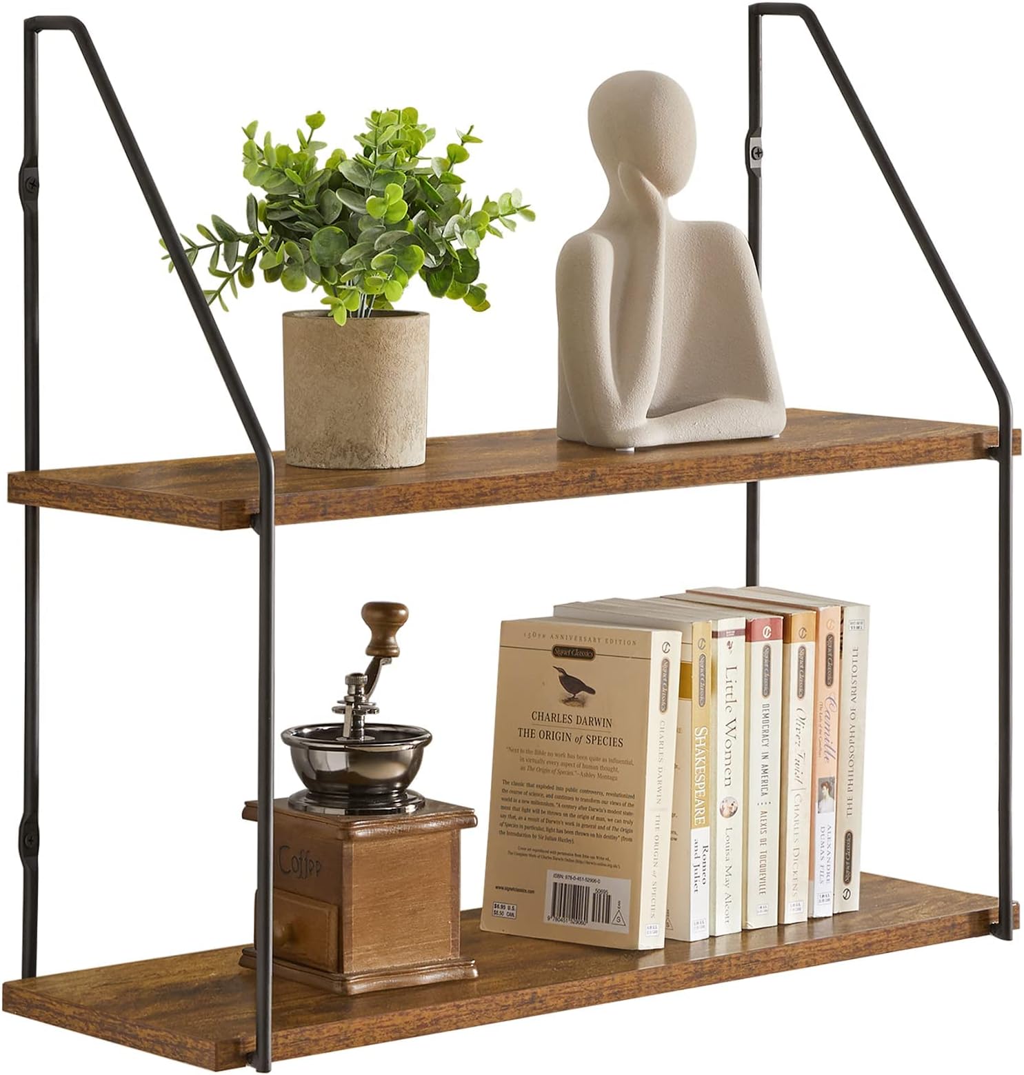 [en.casa] 3 Tier Hanging Shelf with Steel Frame Amazon.de Home & Kitchen