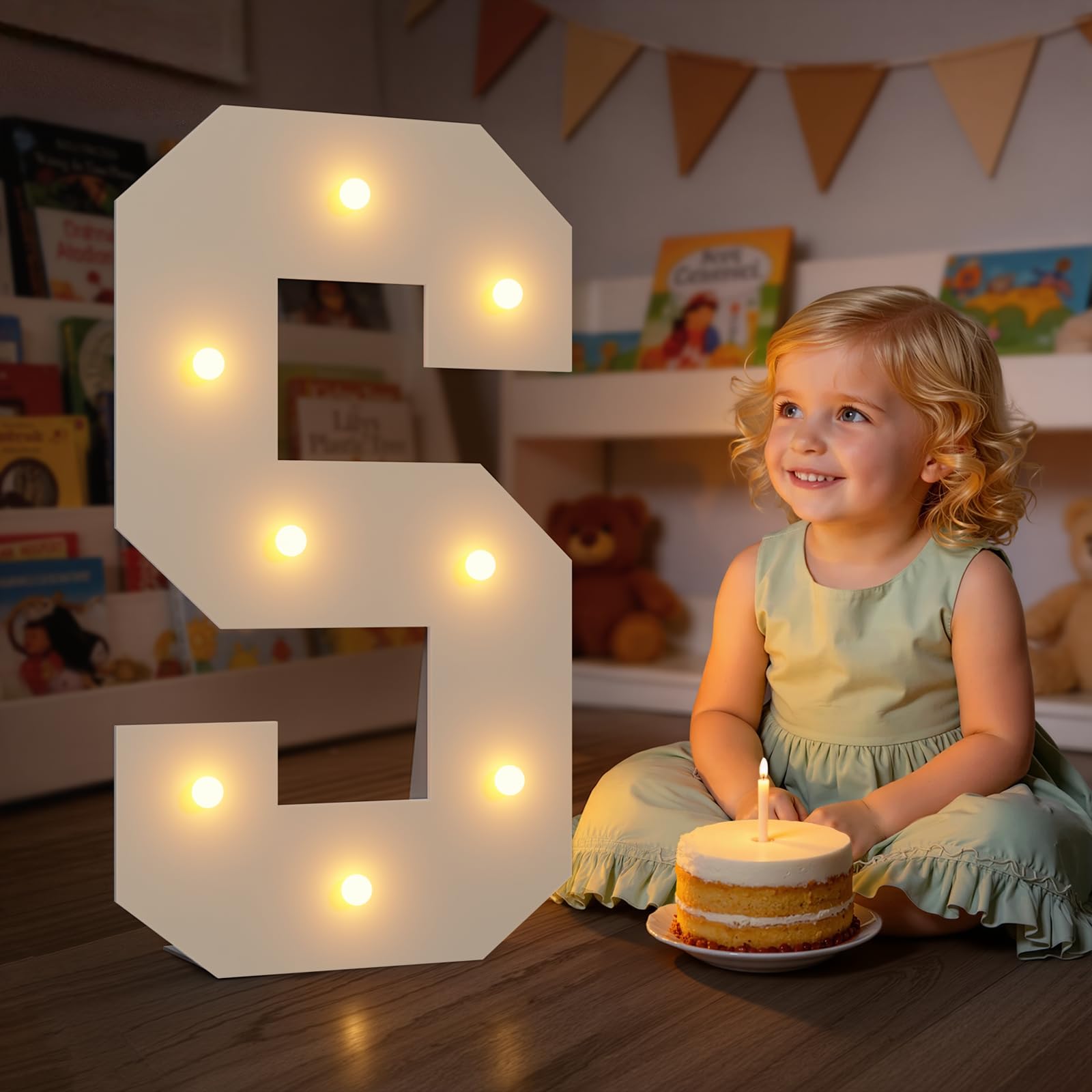 Photo 1 of Tongjoy Marquee Letters "S" - 2 FT Light-Up Sign
