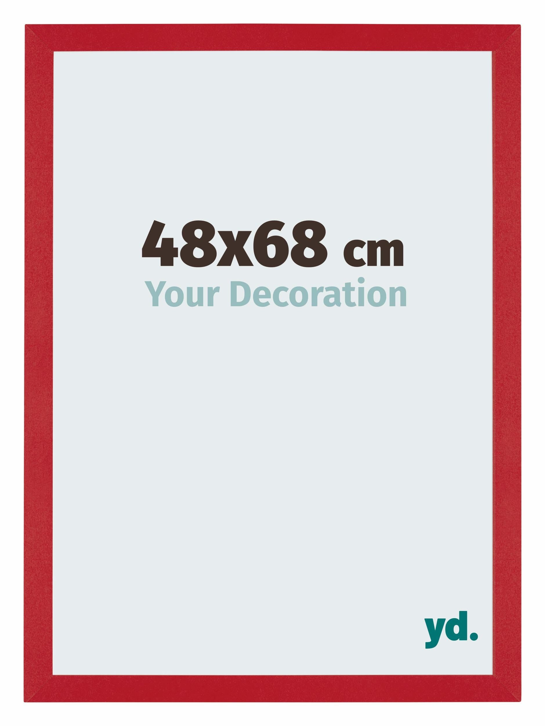 Your Decoration - Puzzle frame 48x68 - Red - Puzzle frame 500-1000 Pieces - MDF Photoframe - Mura