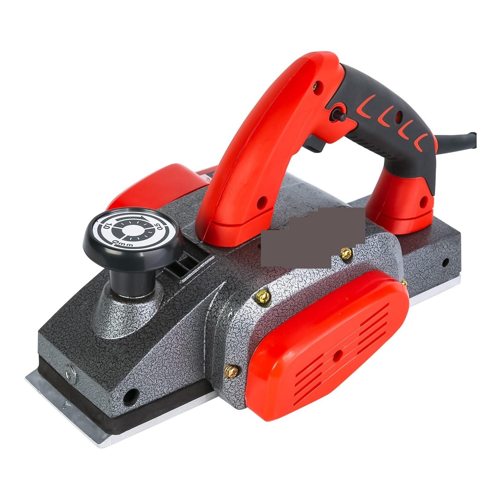 Cepillo de pared Eléctrico, Cepillador eléctrico de 1600W, potente cepillo de madera de mano con alambre de cobre, cepillo de madera for carpintero, carpintería, Kit de herramientas eléctricas DIY,Ma