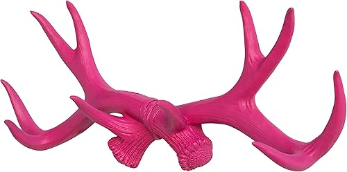 Miniatura 7 de Faux TaxidermiaRojo Antler rack gancho de paredResina Antler Wall Decor ah59
