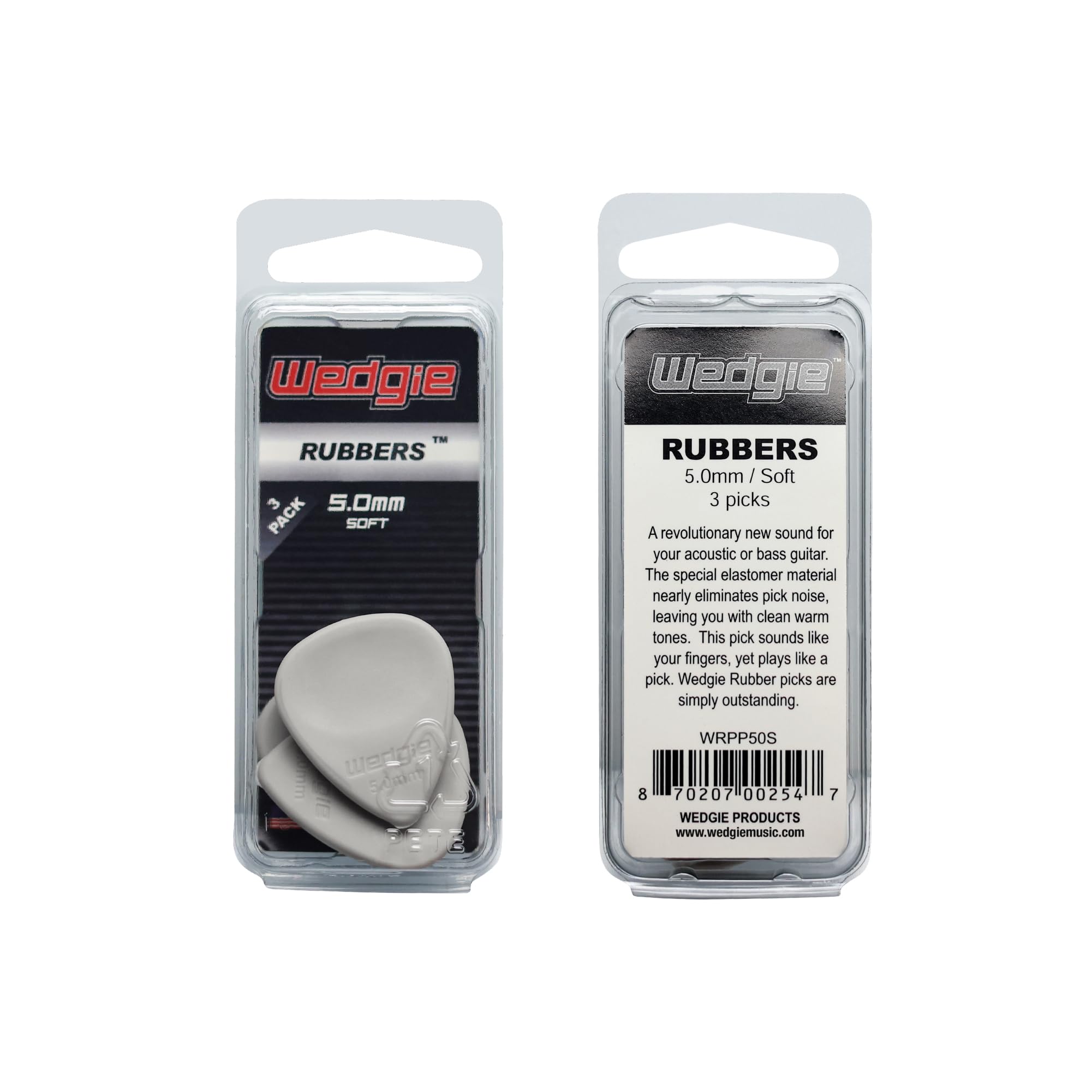Caucho Wedgie recoger recarga 5,0 mm/suave de 18 pcs