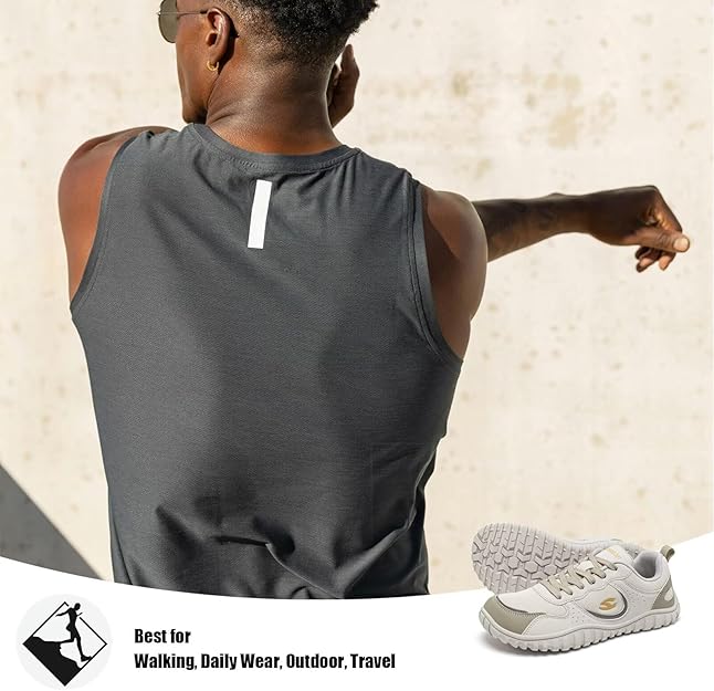 Unisex Barefoot Trail Running met Brede Teenbox en Zero Drop Zool