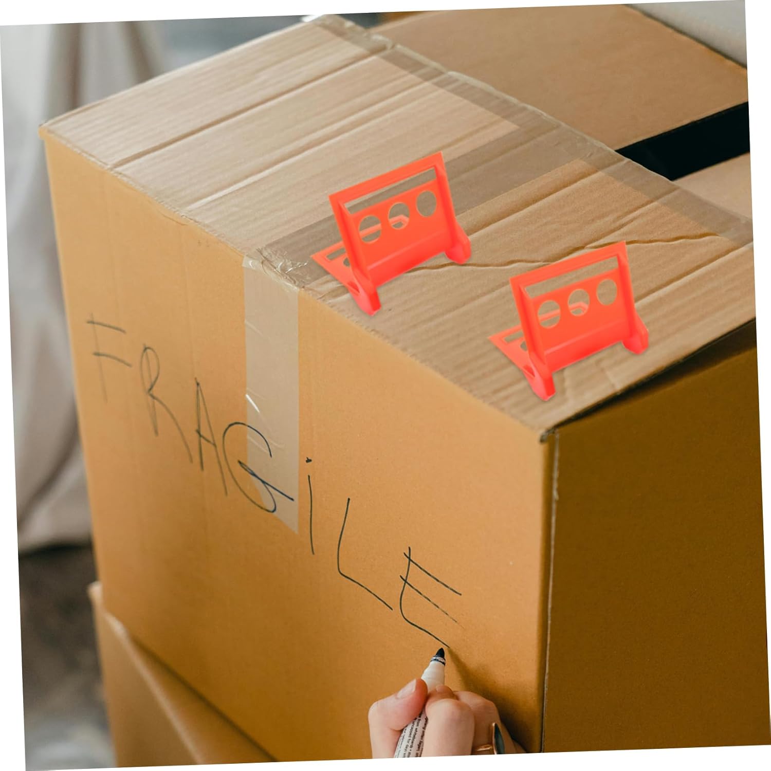 10pcs Heavy Duty Plastic Cargo Corner Protectors Multi-functional for Trucks Trailers and Secure Your Cargo Corner Edge Protectors