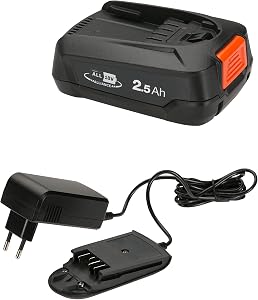 Gardena Starter kit P4A : Jeu de batteries pour tous les outils de jardinage Gardena avec batterie Li-Ion, 1x PBA 18V/45 2,5 Ah, AL 1810 CV, classe énergétique A (14910-20)